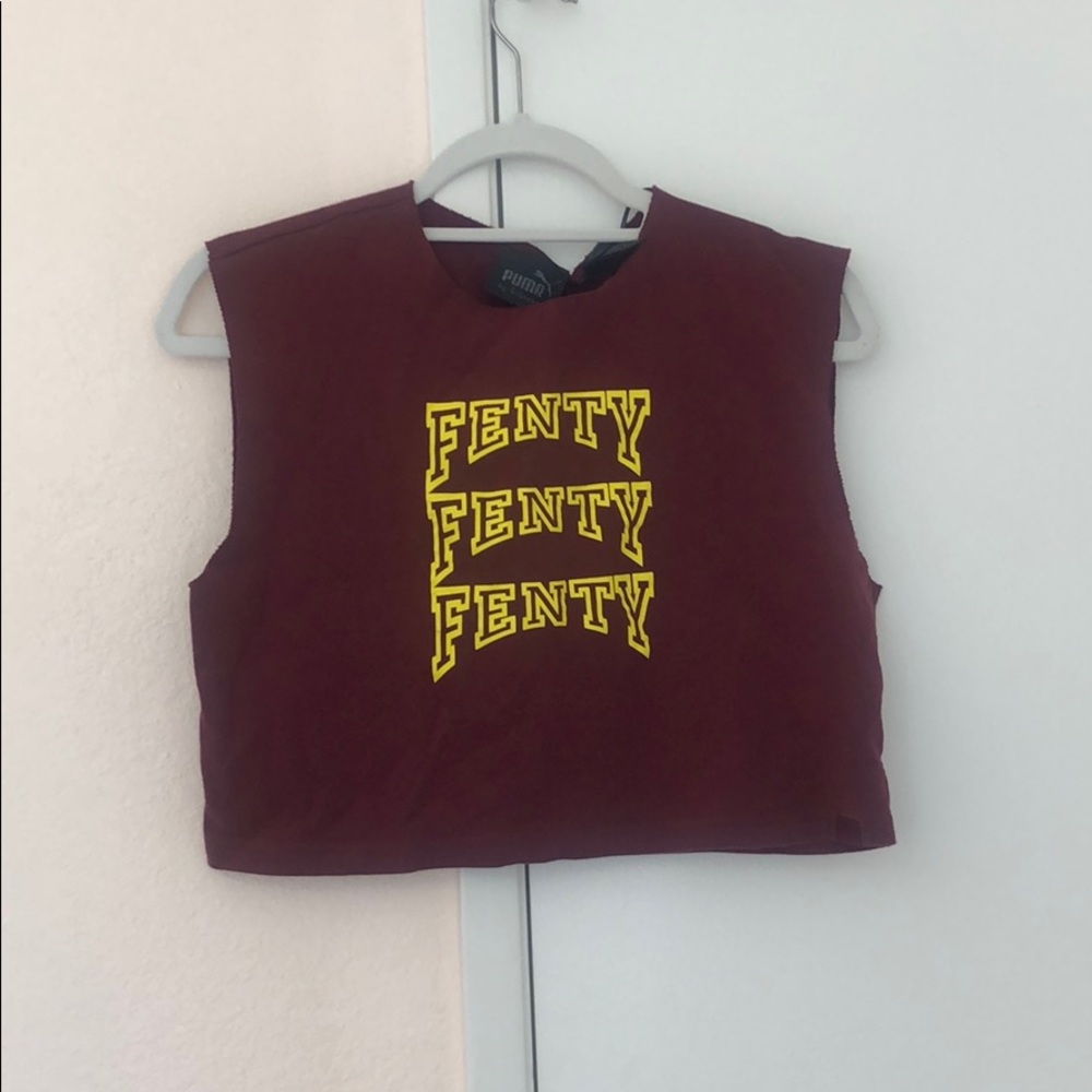 Fenty puma cropped muscle tee